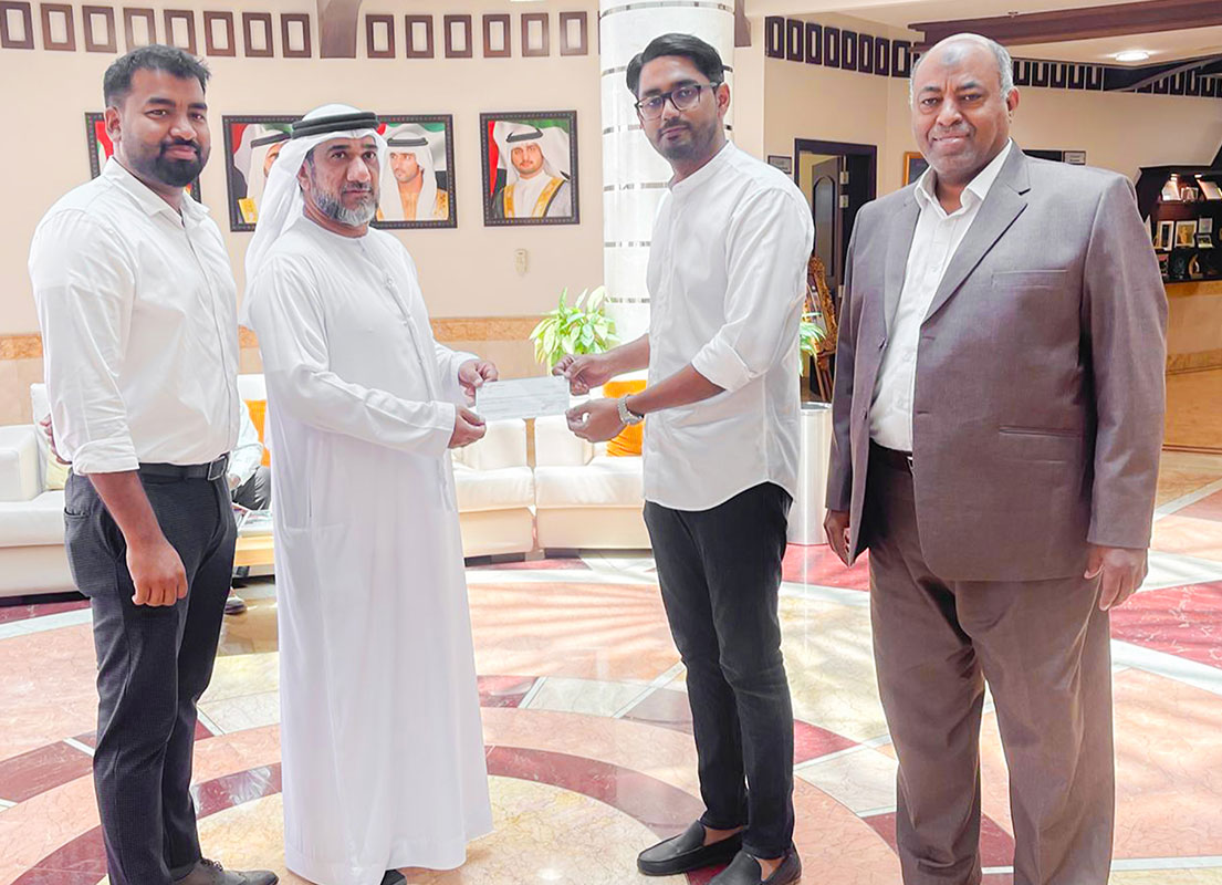 Arakkal Gold and Diamonds Donates AED 100,000 Towards The UAE Government’s Prestigious One Billion Meals Project